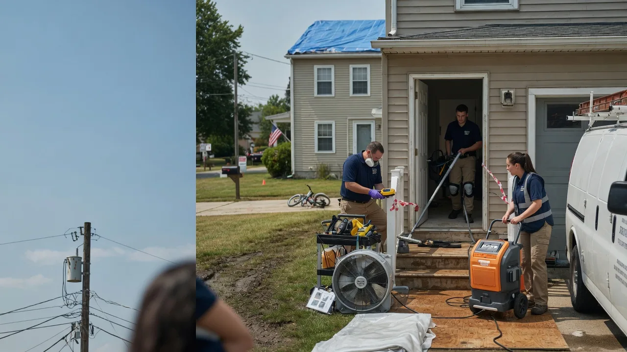 Water Damage Repair in Hanover, IL near me